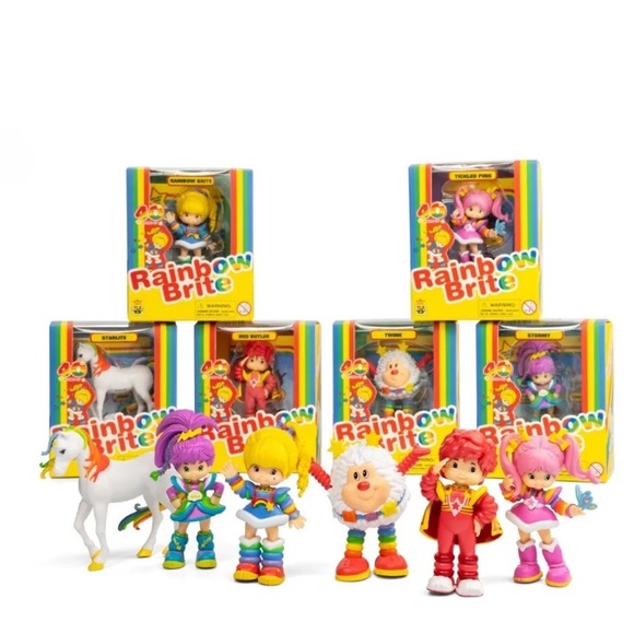 Rainbow Brite Mini Figures - Complete Collection w/ Rainbow Brite Chase - Picture 6 of 6